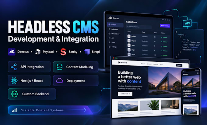 build headless cms with directus payload sanity and strapi