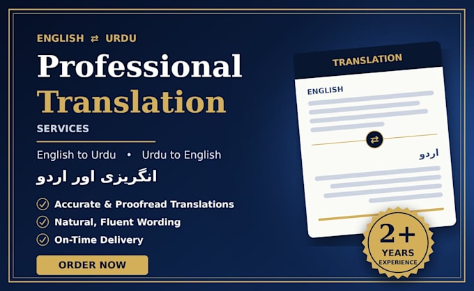 do professional english urdu website translation