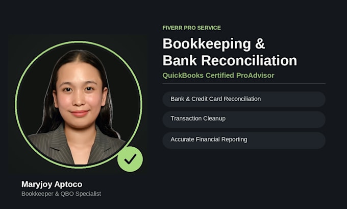 do bookkeeping and bank reconciliation in quickbooks