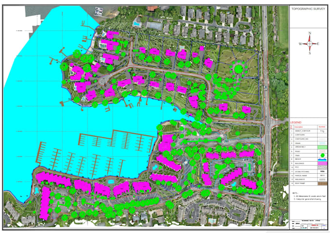 convert drone data into accurate topographic drawings