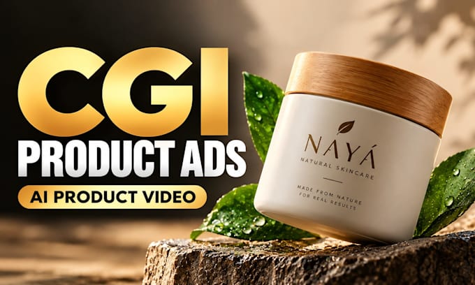 create cgi product ads, cgi product video and ai product video
