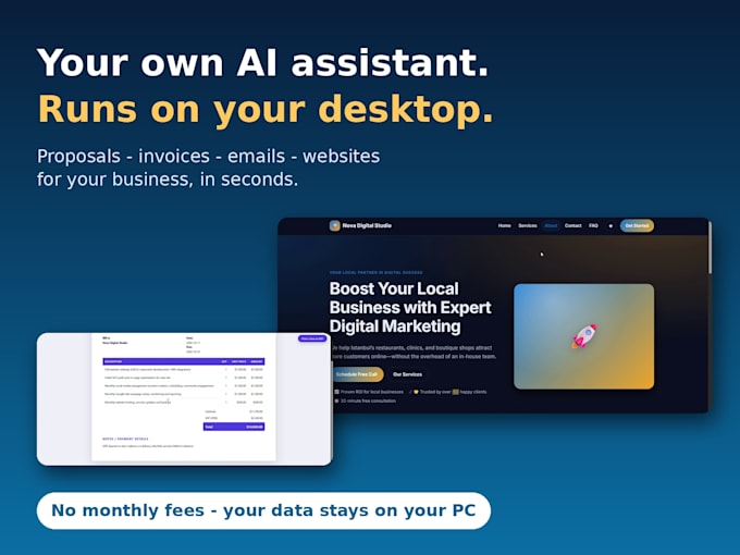 build an ai assistant app for your business