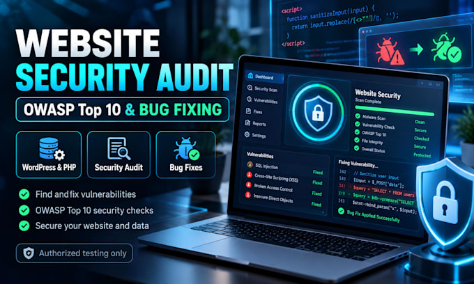audit and improve your website security