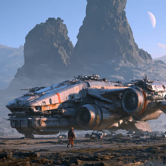 sci fi illustration and sci fi art