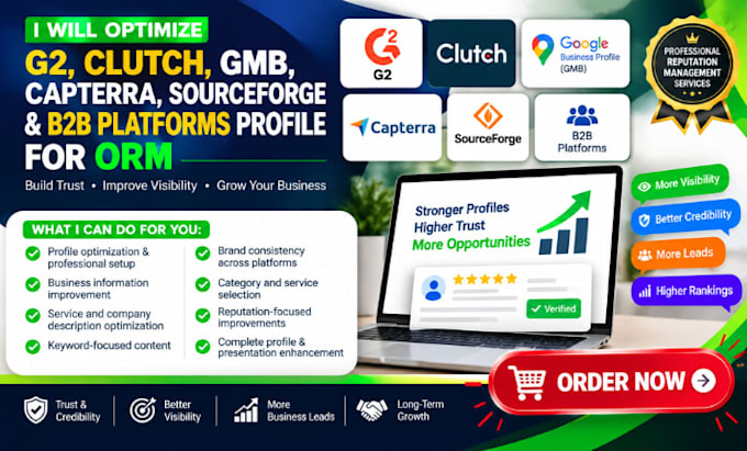 boost g2 clutch, gmb capterra sourceforge and b2b platforms profile for orm