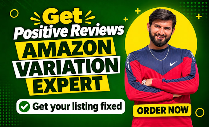 create amazon product listing variation or fix amazon listing