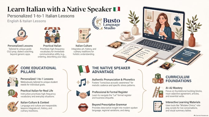 teach you italian with personalized lessons
