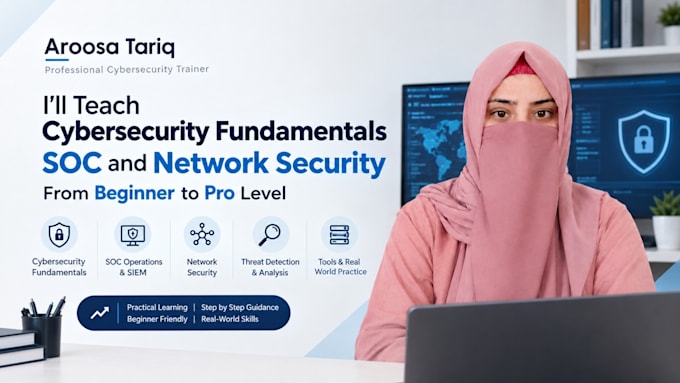 teach cybersecurity fundamentals soc basics and network security