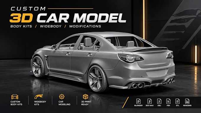model custom car body kits, widebody kits and modifications