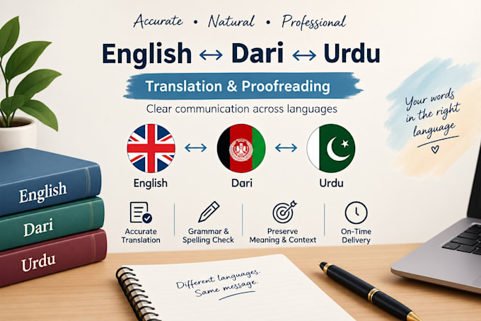 english to dari translation