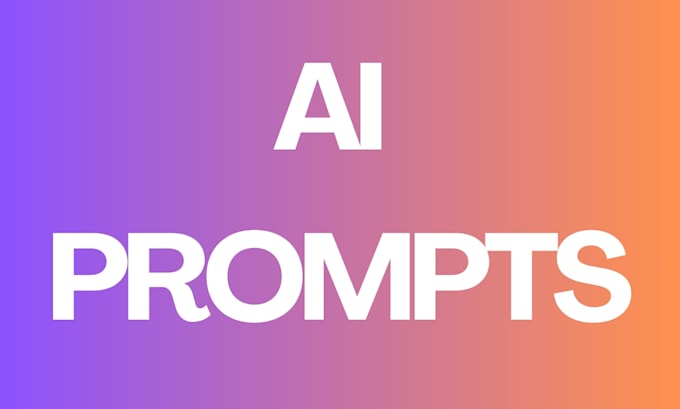 write and optimize ai prompts for your specific task