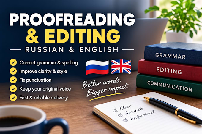 proofread and edit your text