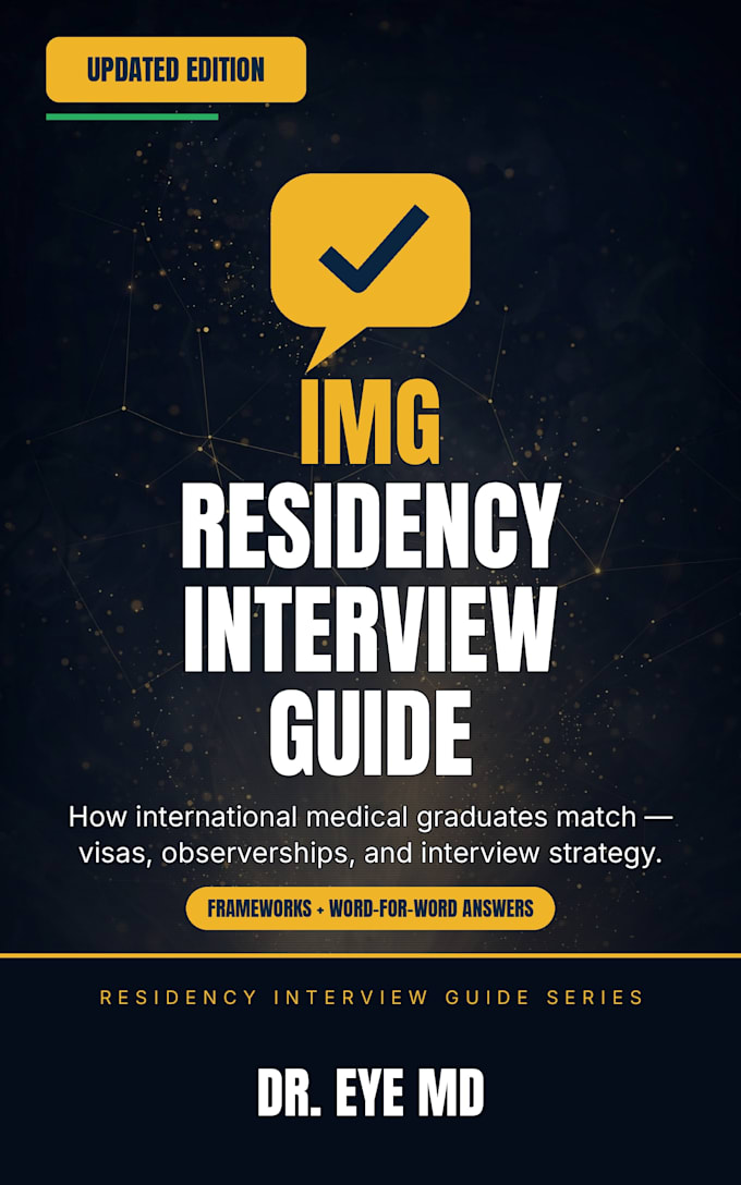 send you the img residency interview guide
