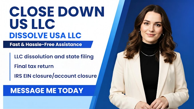 do llc dissolution, close llc with final tax return, close delaware, wyoming llc