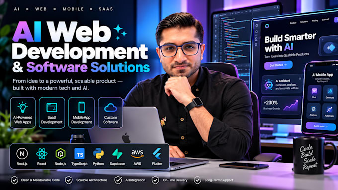 do ai website development as a full stack developer with ai integration