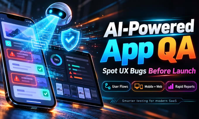 test ai apps, tools, saas websites, and mobile apps with manual QA testing