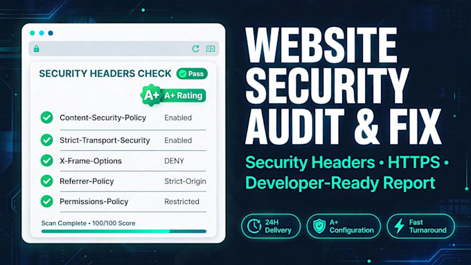 review your website https and security configuration
