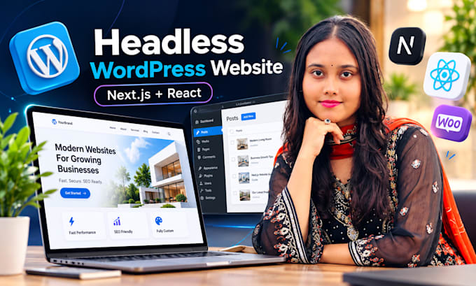 build a headless wordpress website with nextjs and SEO