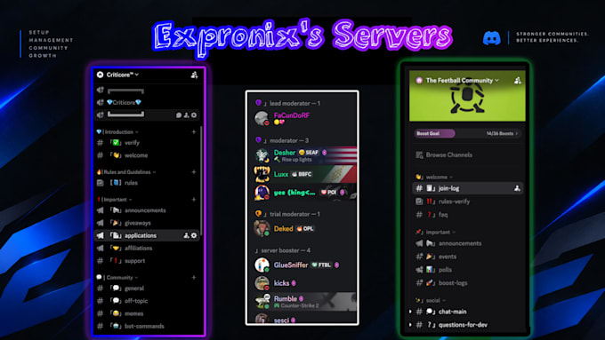 create and set up your discord server