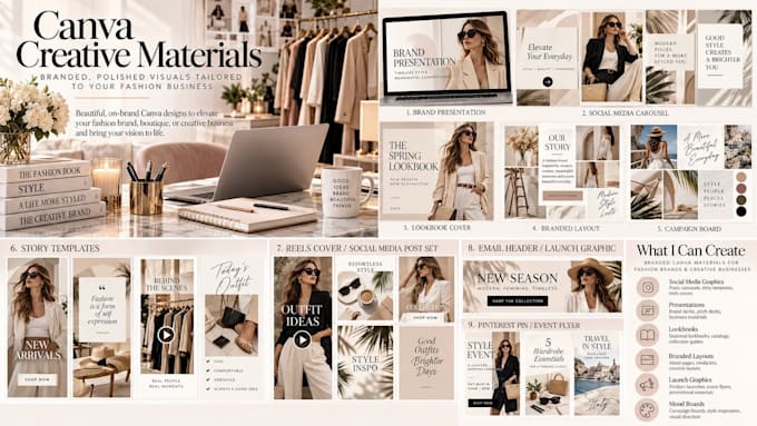 be your fashion virtual assistant for admin and creative support