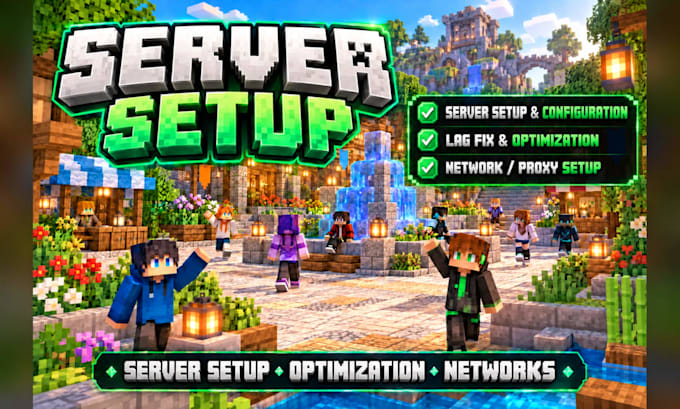 setup, configure and optimize your minecraft server with plugins