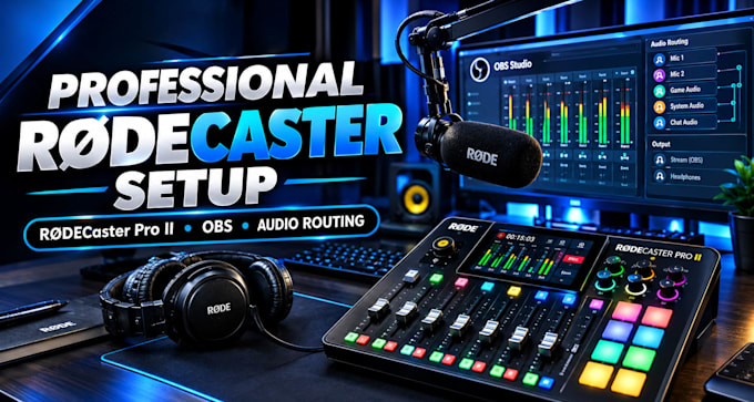 set up and optimize your rodecaster pro ii for obs streaming