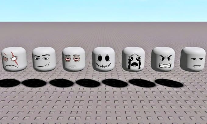 create custom roblox ugc faces anime dynamic heads and aesthetic expressions
