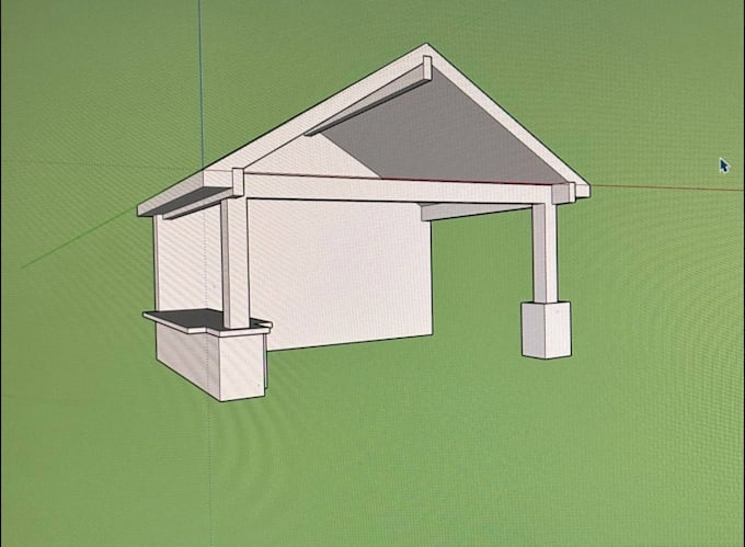make a fast 3d house blockout model in sketchup