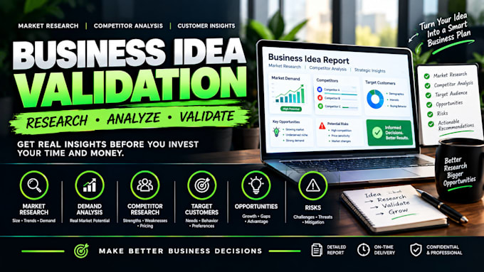 validate your business idea with market and research