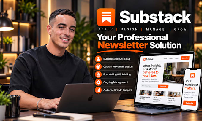 setup substack account substack newsletter design manage substack post substack