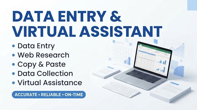 do professional data entry and web search