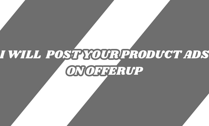 post your product ads on offerup