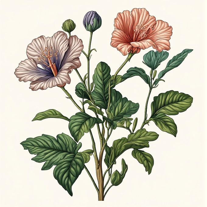 do a botanical illustration
