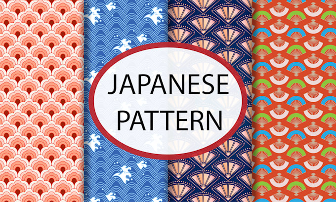 design japanese seamless repeat pattern design