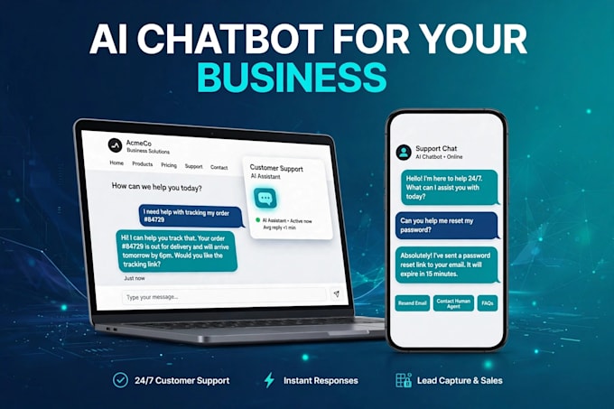 build a custom ai chatbot for your business website