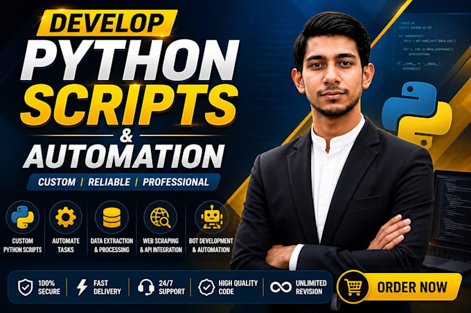 develop python scripts and automation