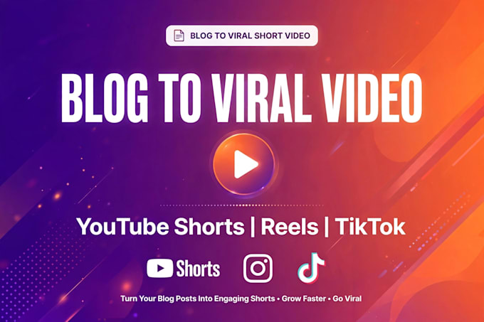 convert blog post into viral short video with SEO