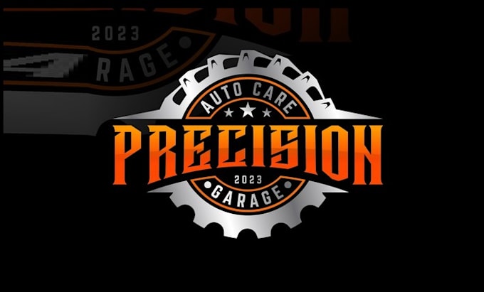 design powerful auto repair shop logo