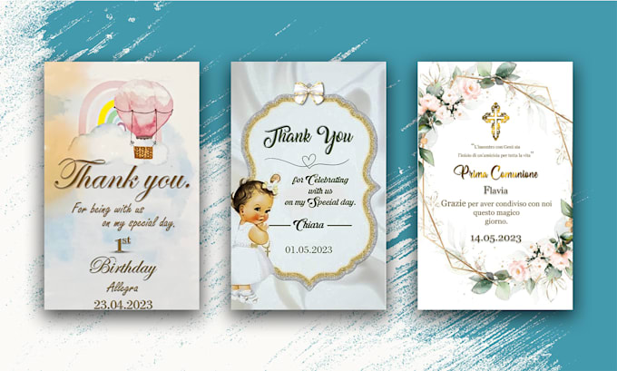 elegant and personalized birthday cards for you