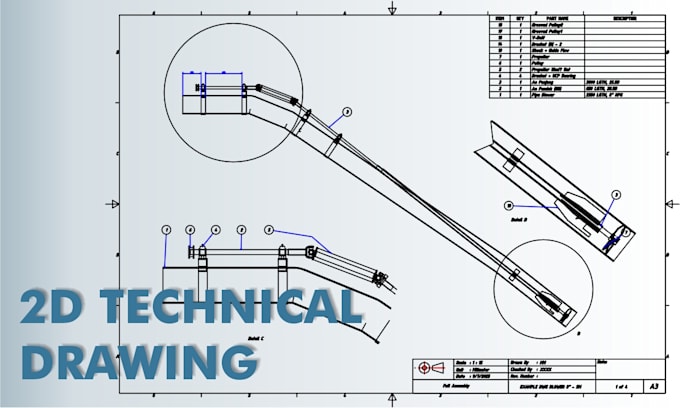 turn your ideas into professional 2d technical drawings