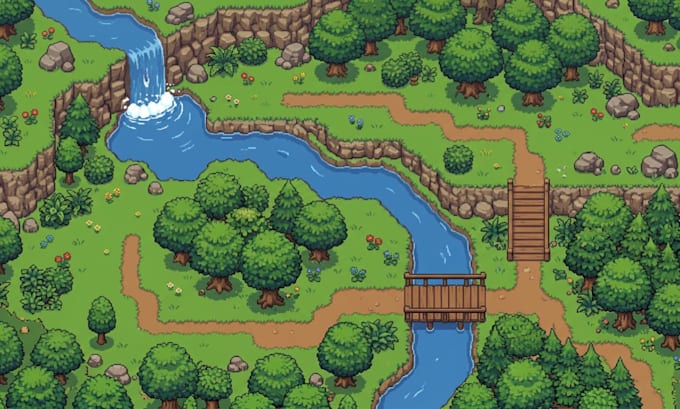 do pixel art tileset sprite sheet game assets pixel animation tilemap