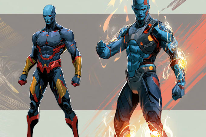 create comic book and custom illustration