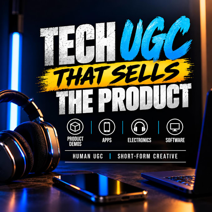 create authentic tech ugc videos for your brand
