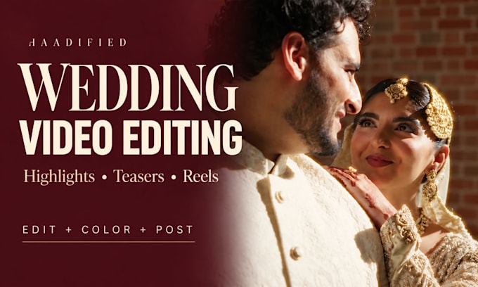 edit cinematic wedding videos that tell a story