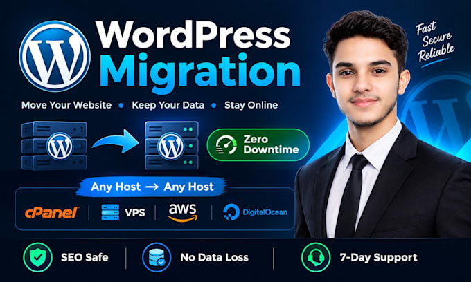 do wordpress migration to new hosting or domain