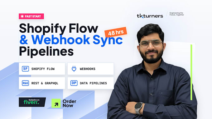 build custom shopify flow automations and supplier webhook pipelines