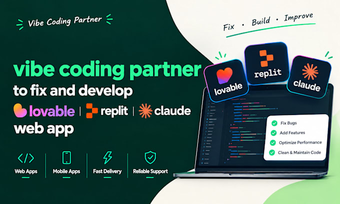 be your vibe coding partner to fix and develop lovable replit claude web app