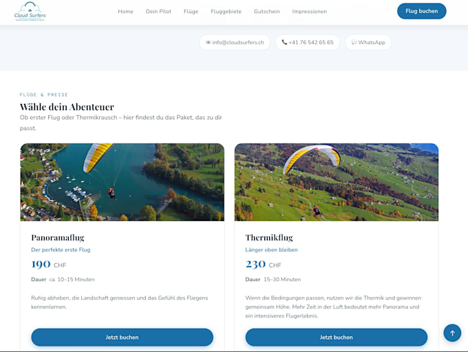 build a fast mobile friendly landing page in HTML, CSS and js