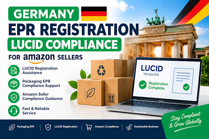 handle germany epr registration and lucid compliance for france italy spain