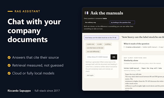 build a rag chatbot over your company documents with source citations